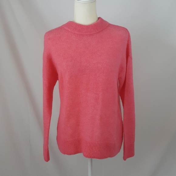 H&M Coral High Collar Wool Blend‎ Sweater - Picture 2 of 6